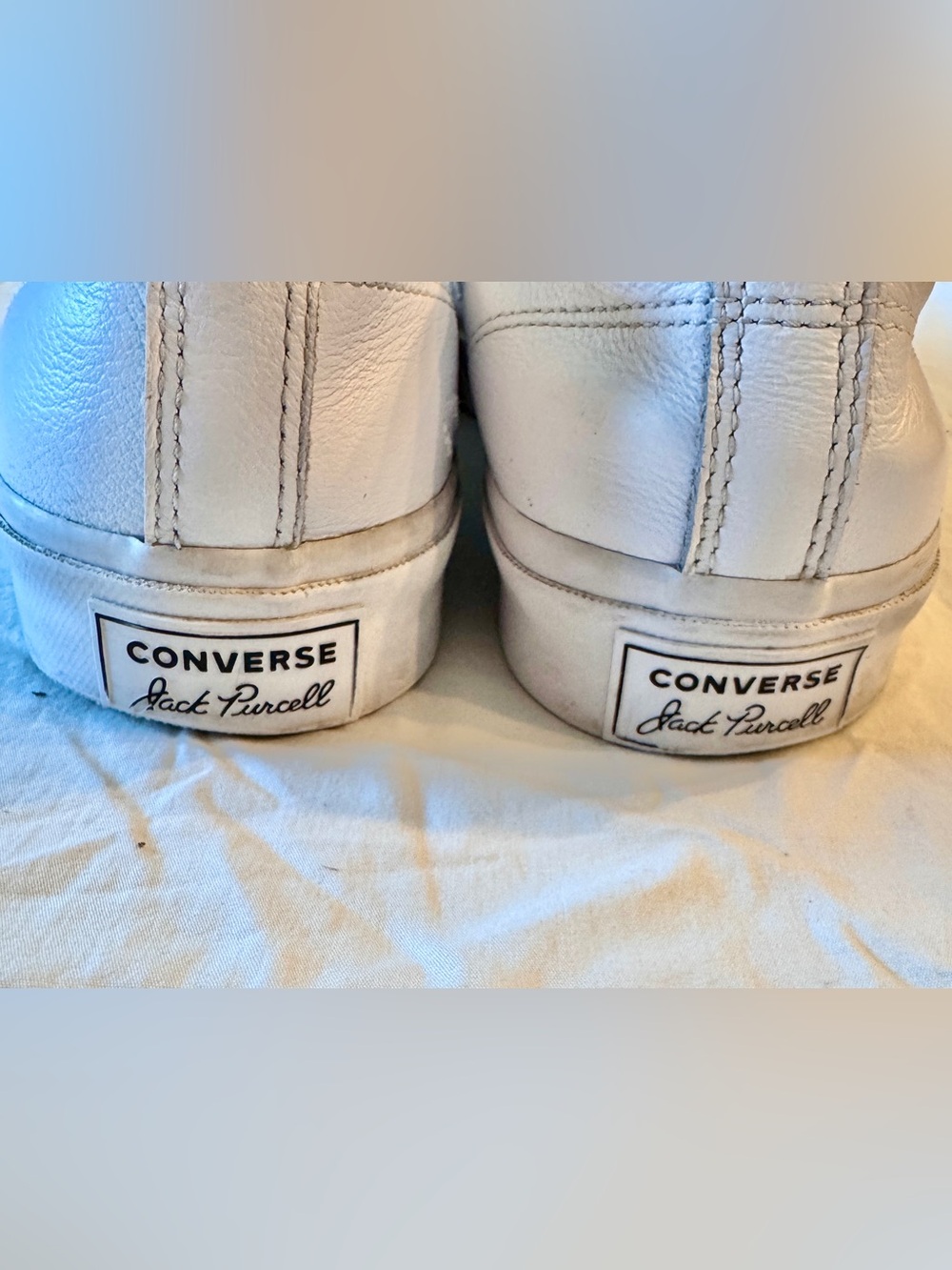 Converse - Jack Purcell 'White' size 12M 13.5W - Picture 8 of 10